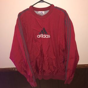 Adidas crew neck windbreake